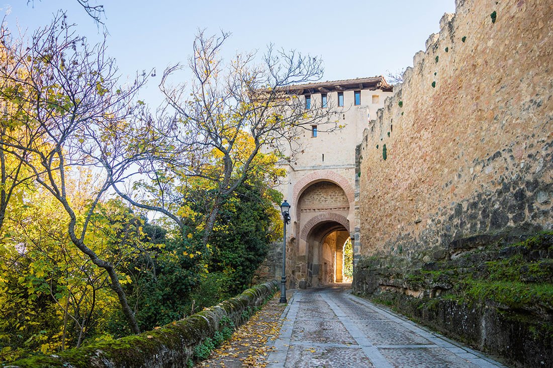 Porte fortifiée en Espagne
