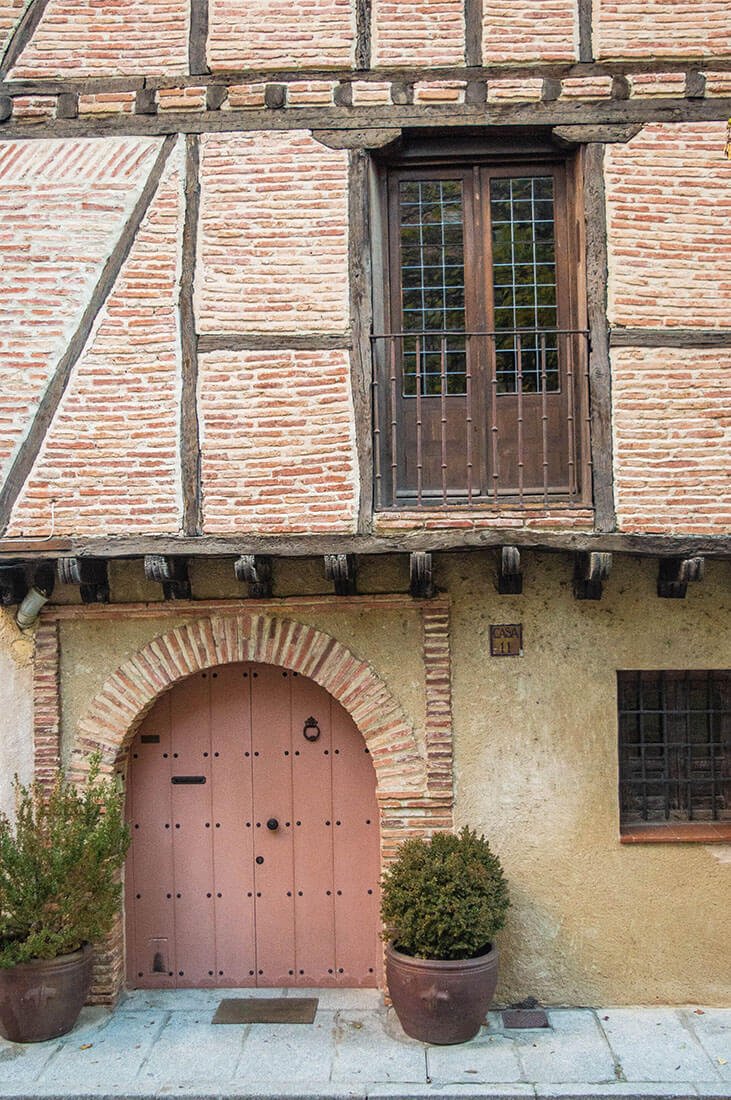 Maison à pan de bois espagnole