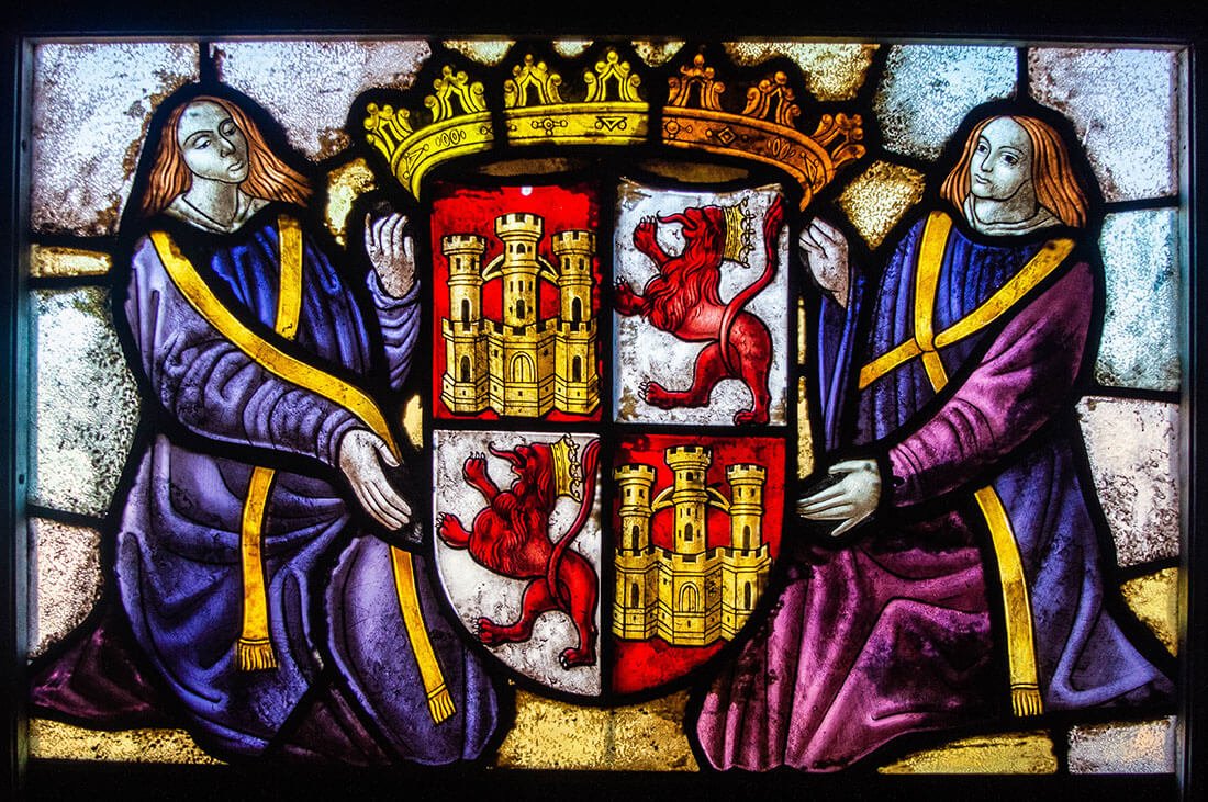 Détail de vitraux