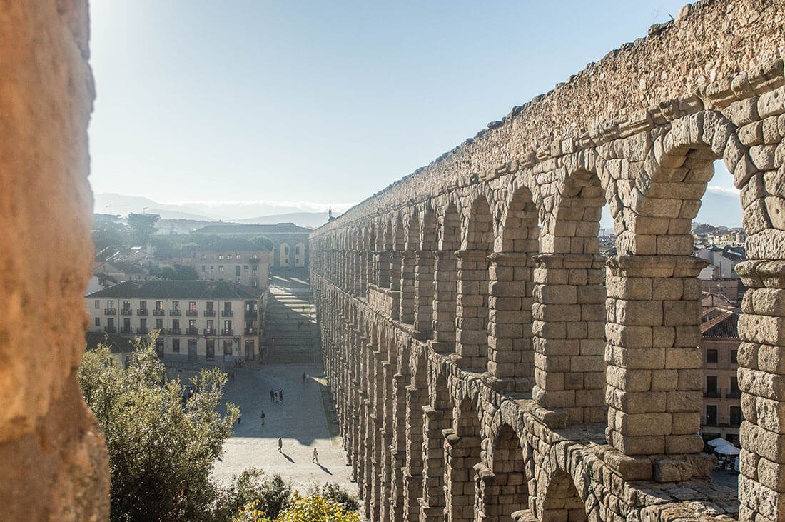 Aqueduc romain en Espagne
