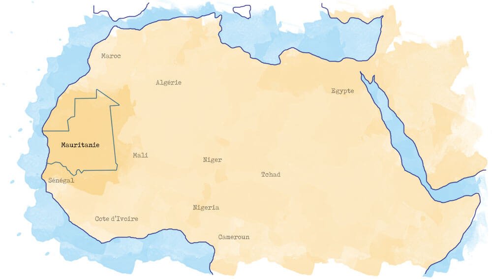 Carte de l'Afrique