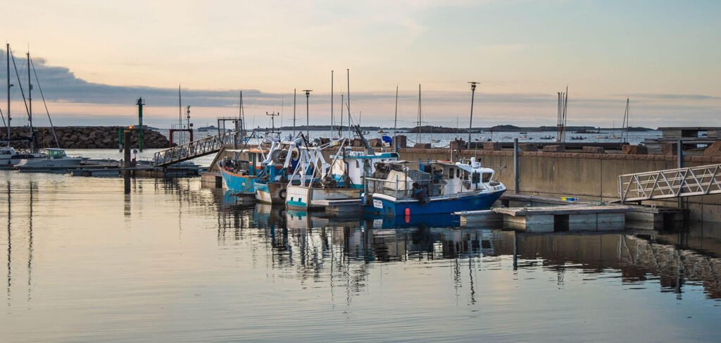 bateaux au port de Trébeurden